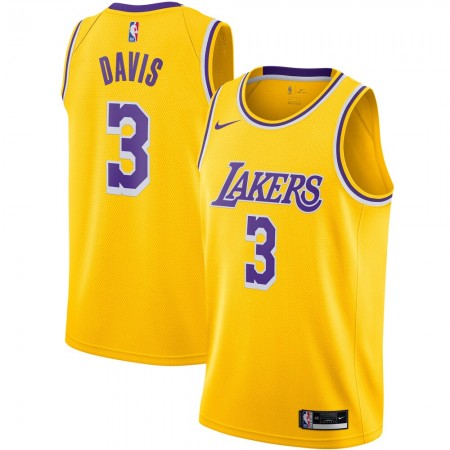 Maillot Basket Los Angeles Lakers Anthony Davis 3 2020-21 Nike Icon Edition Swingman - Homme